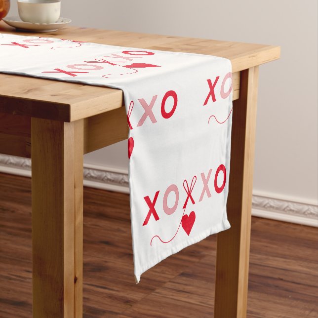 CHEMIN DE TABLE COURT XO ❤️ XO (In Situ)