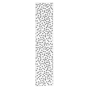 Chemin De Table Court Zones Dalmatiennes minimalistes Simple Moderne Cut
