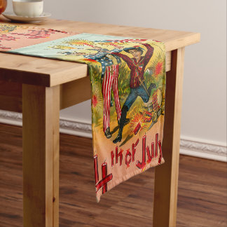 Chemin De Table Long 4 juillet vintage