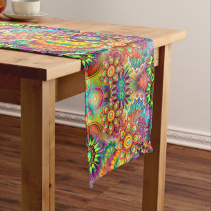 Chemin De Table Long Art Abstrait 163
