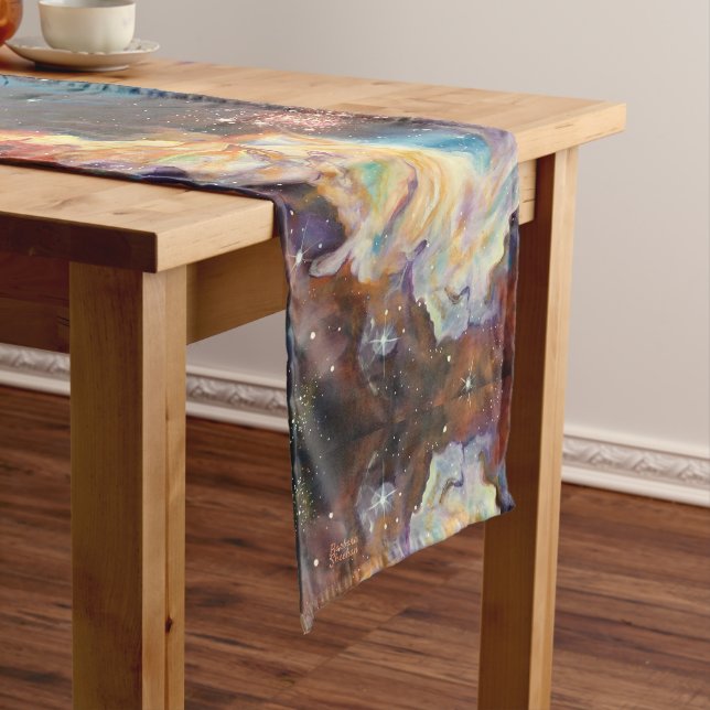 Chemin De Table Long Artiste de nébuleuse de galaxie de Barbara (In Situ)