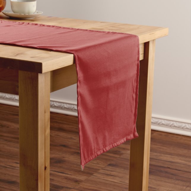 Chemin De Table Long Auburn (couleur solide) (In Situ)