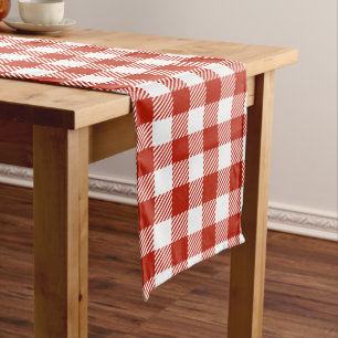Chemin De Table Long Buffalo Plaid Long Table Runner