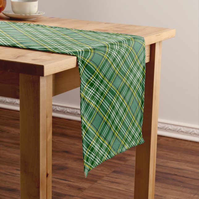 Chemin De Table Long Clan Currie Tartan (In Situ)