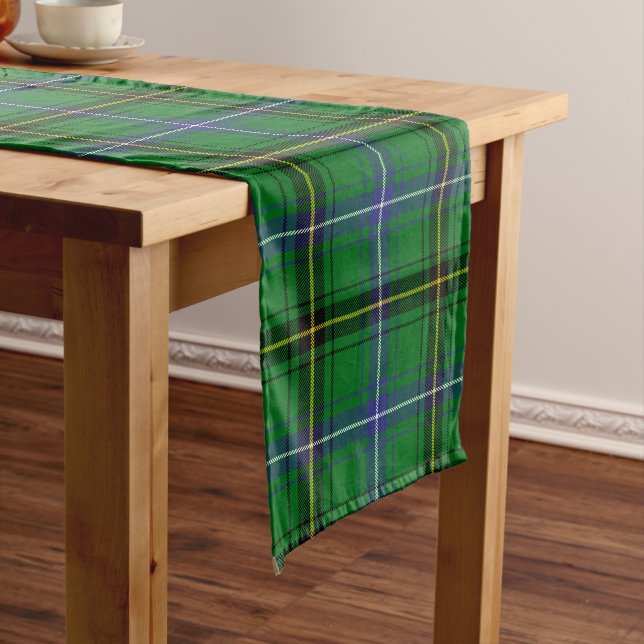 Chemin De Table Long Clan écossais Henderson Tartan Plaid (In Situ)