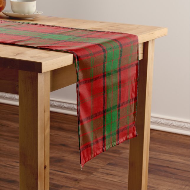 Chemin De Table Long Clan écossais Maxwell Tartan Plaid (In Situ)