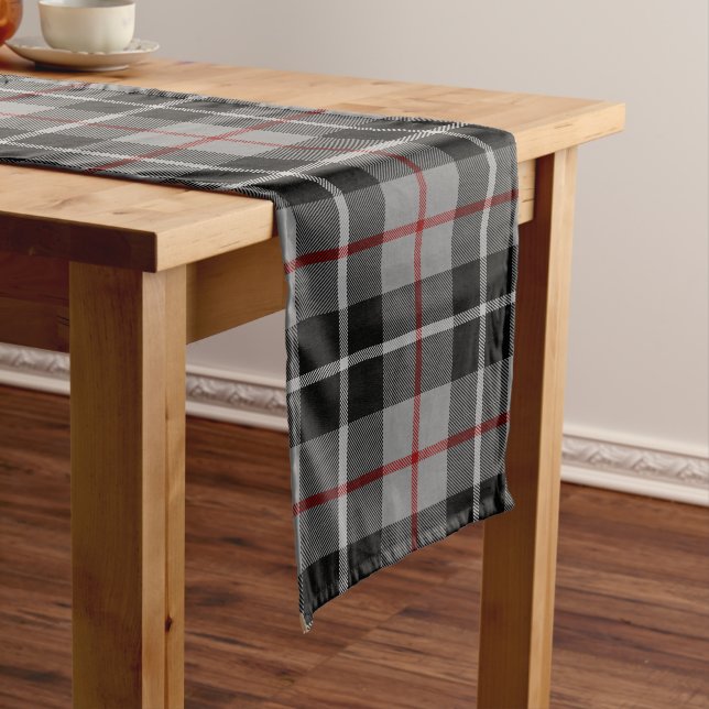 Chemin De Table Long Clan écossais Thompson Tartan Plaid (In Situ)