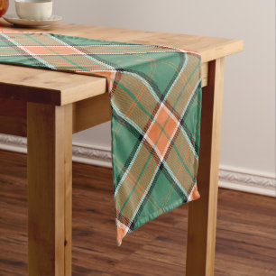 Chemin De Table Long Clan Pollock Tartan Long Table Runner
