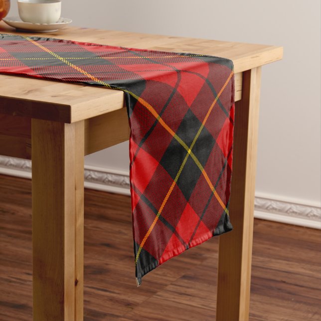 Chemin De Table Long Clan Wallace Tartan Long Table Runner (In Situ)