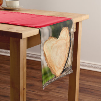 Chemin De Table Long coeur en bois