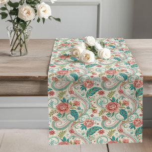 Chemin De Table Long Conception florale antique de Victorian Bloom Tabl