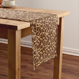 Chemin De Table Long Copie de girafe
