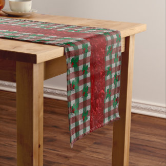 Chemin De Table Long Coureur de table de 16 po x 108 po En vichy 1940