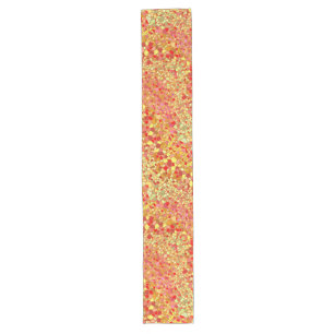 Chemin De Table Long Coureur rouge et jaune de Tableau de rotation