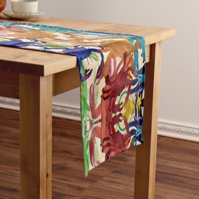 Chemin De Table Long Crab Party grand coureur de table (In Situ)