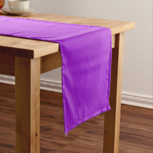 Chemin De Table Long Dégradé de lavande violet motif en maille géométri