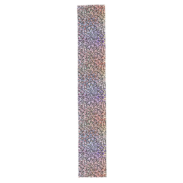 Chemin De Table Long Design de la série Leopard Iridescente 7 (Devant)