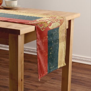 Chemin De Table Long Drapeau de la Serbie