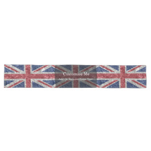 Chemin De Table Long Drapeau d'Union Jack - froissé