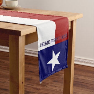 Chemin De Table Long Drapeau patriotique du Texas Maison douce Maison