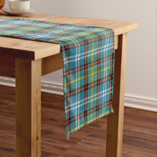 Chemin De Table Long Dunedin New Zealand Tartan Plaid