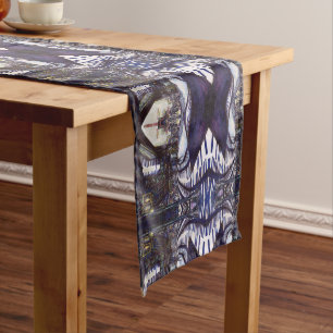 Chemin De Table Long Dusting the Piano