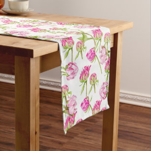 Chemin De Table Long Espoir sur un coureur de table