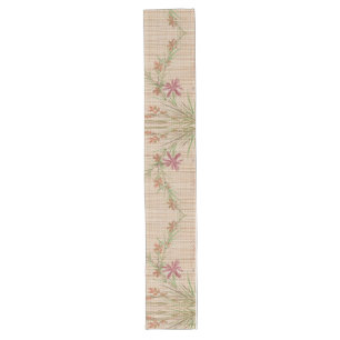 Chemin De Table Long Faux Bamboo Original Art Table Runner