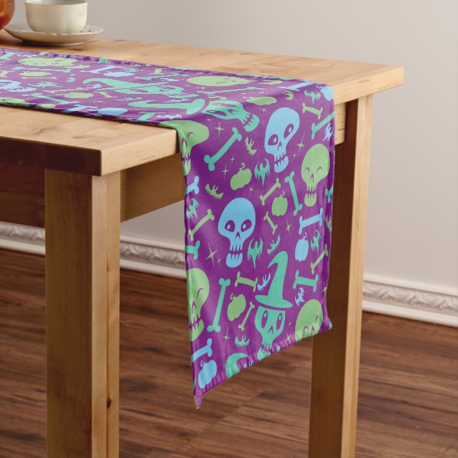 Chemin De Table Long Fiesta de calaveras (In Situ)