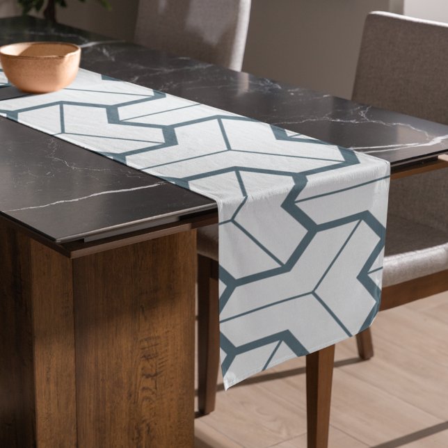 Chemin De Table Long Formes géométriques Motif transparent (Table runner)