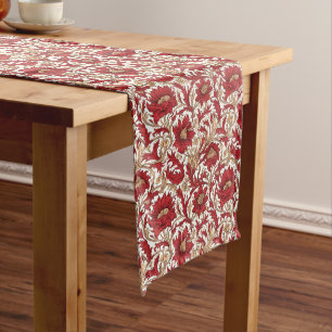 Chemin De Table Long Français Rouge Chic de ferme : Splendor déprimé