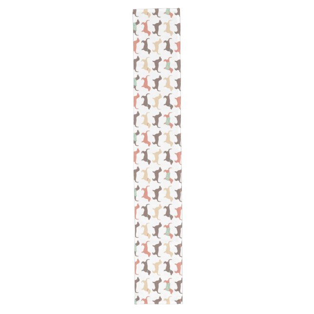 Chemin De Table Long Fun Dachshund Dog Motif (Devant)