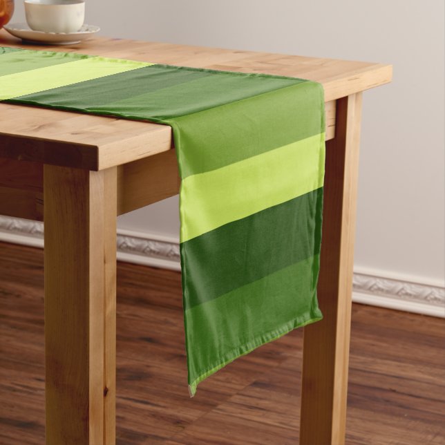 Chemin De Table Long Grandes surfaces vertes (In Situ)