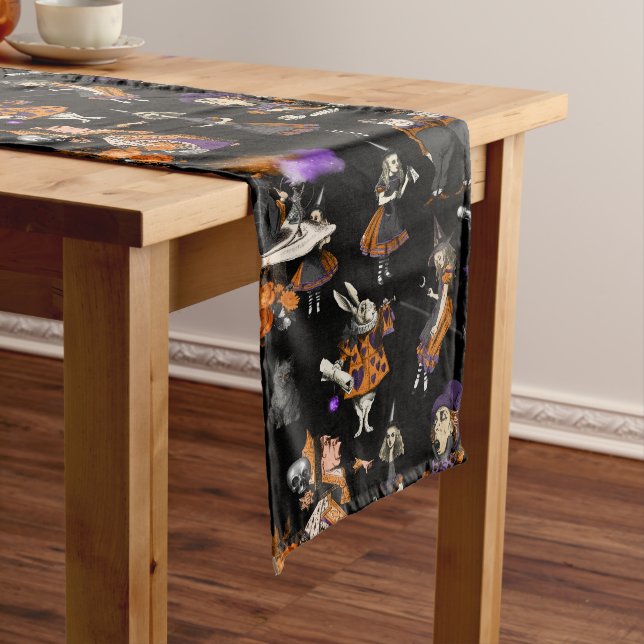 Chemin De Table Long Halloween gothique de Dark Alice (In Situ)