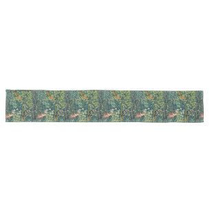 Chemin De Table Long Hares d'ANIMAUX FORESTIERS, Oiseau de faisan, Vert