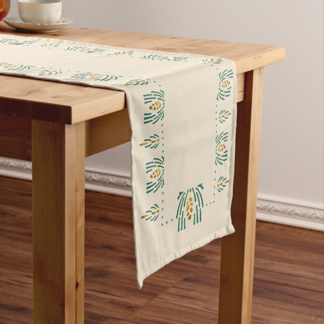 Chemin De Table Long Helen Foster Pine Bordure (In Situ)