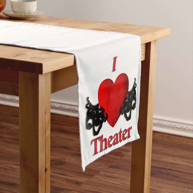 Chemin De Table Long I Heart Theatre (In Situ)