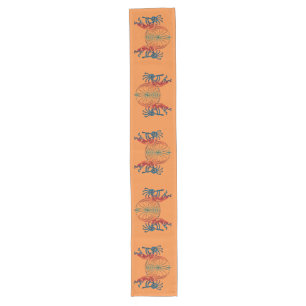 Chemin De Table Long KOKOPELLI/HOMME DANS LE LABYRINTHE coloré + vos
