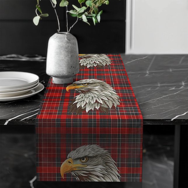 Chemin De Table Long L'aigle et le drapeau de Liberty Soars Runner pour (Liberty Soars Runner Eagle & Flag for Your Table)