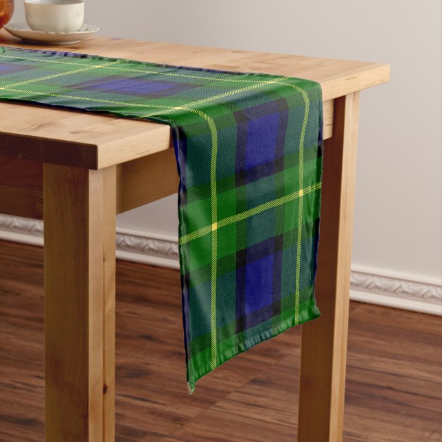 Chemin De Table Long Le clan écossais Gordon Tartan Plaid (In Situ)