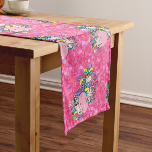 Chemin De Table Long Licou de table long licorne rose pastel pailleté