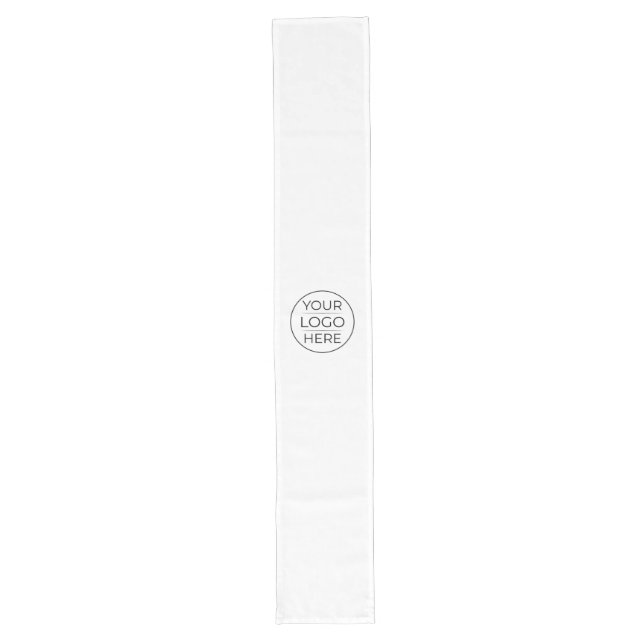 Chemin De Table Long Logo de marque d'entreprise moderne (Devant)