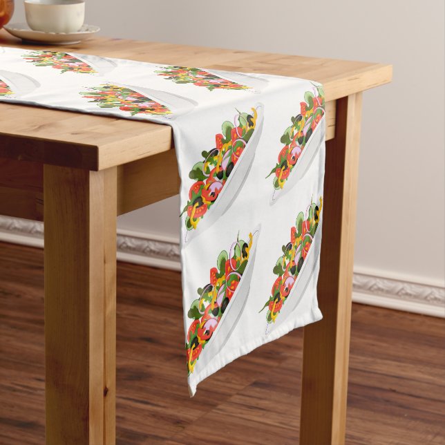 Chemin De Table Long Mangez plus de plantes frais motivation salade let (In Situ)
