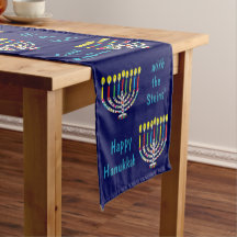Menorah de Hanouka colorées