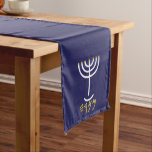 Chemin De Table Long Minorah Paleo hébreu<br><div class="desc">Menorah Paleo Hébreu lettrage. Personnalisez en ajoutant votre propre nom. Pour faire cela votre propre design "Cliquez pour Customiser plus loin" ... ou "Transférer ce design" pour imprimer la même conception sur un autre produit. D'où vient la Menorah ? Il vient de la Bible, dans le livre de l'Exode, chapitre...</div>