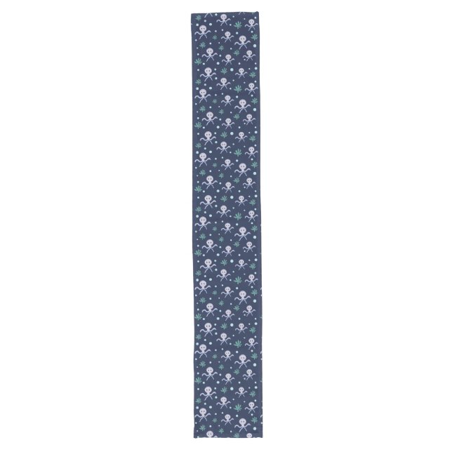 Chemin De Table Long Motif de Pieuvre Mignonne (Devant)