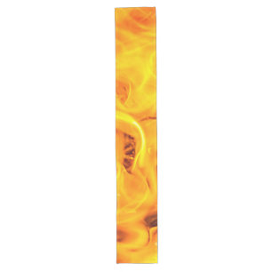Chemin De Table Long Motif Feu Et Flames