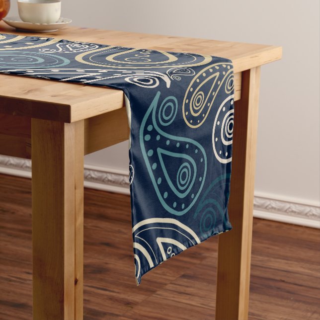 Chemin De Table Long Motif Paisley (In Situ)