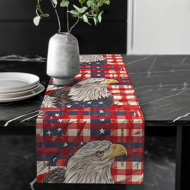 Chemin De Table Long Old Glory Runner Eagle Fierté pour la célébration (Old Glory Runner Eagle Pride for Celebration)