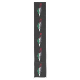 Chemin De Table Long Palestine Broderie tatreez drapeau Motif gratuit